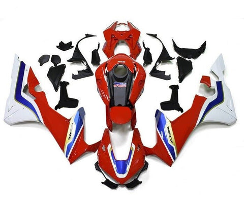 Honda CBR1000RR Fairings (2017-2025) Red, White, Blue, Gold at KingsMotorcycleFairings.com