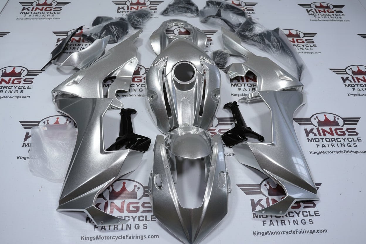 Honda CBR1000RR Fairings (2017-2025) Silver Metallic from KingsMotorcycleFairings.com