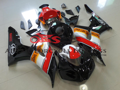 Honda CBR1000RR Race Fairings (2006-2007) Black, Red, White, Orange from KingsMotorcycleFairings.com