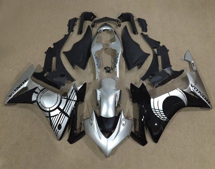 Honda CBR500R Fairing Kit (2013-2015) Silver, Black, Sun, Moon at KingsMotorcycleFairings.com