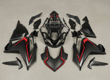 Honda CBR500R Fairing Kit (2019-2021) Matte Black, Red at KingsMotorcycleFairings.com