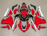 Honda CBR500R Fairing Kit (2019-2021) Red, White, Black Stripe at KingsMotorcycleFairings.com