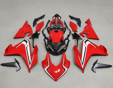 Honda CBR500R Fairing Kit (2022-2023) Gloss Red, White, Black at KingsMotorcycleFairings.com