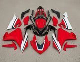 Honda CBR500R Fairing Kit (2022-2023) Red, White, Black Stripe at KingsMotorcycleFairings.com