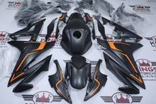 Honda CBR500R Fairings (2016-2018) Matte Black, Orange from KingsMotorcycleFairings.com