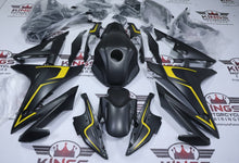 Honda CBR500R Fairings (2016-2018) Matte Black, Yellow from KingsMotorcycleFairings.com