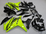 Honda CBR500R Fairings (2016-2018) Neon Yellow, Black at KingsMotorcycleFairings.com