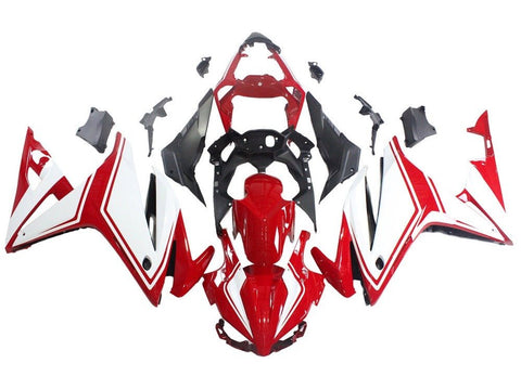 Honda CBR500R Fairings (2016-2018) Red, White at KingsMotorcycleFairings.com
