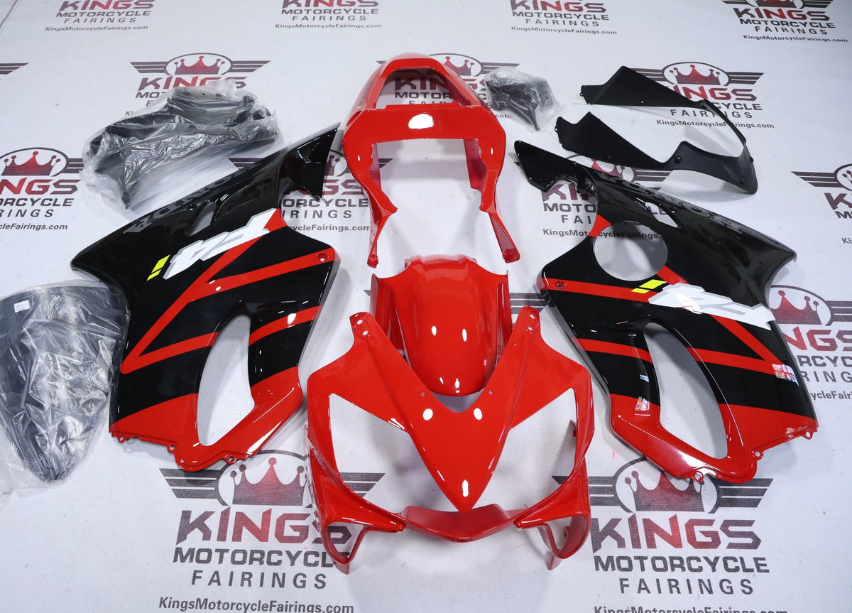 Honda CBR600F4i Fairing Set (2001-2003) Red, Black, White at KingsMotorcycleFairings.com