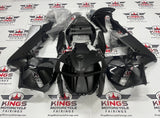 Honda CBR600RR (2005-2006) Matte Black & Gloss Black Punisher Skull Fairings at KingsMotorcycleFairings.com