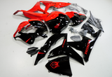 Honda CBR600RR (2007-2008) Black, Red Split from KingsMotorcycleFairings.com