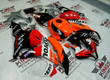 Honda CBR600RR Fairing Kit (2009-2012) Repsol Orange, Black, Red, White at KingsMotorcycleFairings.com