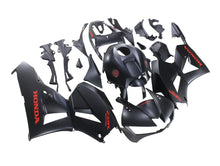 Honda CBR600RR Fairing Kit (2013-2023) Matte Satin Black, Red at KingsMotorcycleFairings.com