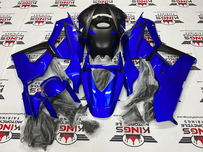 Honda CBR600RR Fairing Kit (2024-2025) Blue, Matte Black from KingsMotorcycleFairings.com