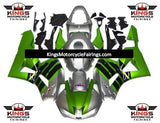 Honda CBR600RR Fairing Kit (2024-2025) Green, Silver, Black at KingsMotorcycleFairings.com