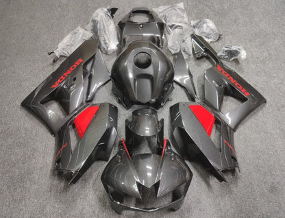 Honda CBR600RR Fairing Kit (2026) Faux Carbon Fiber, Red at KingsMotorcycleFairings.com