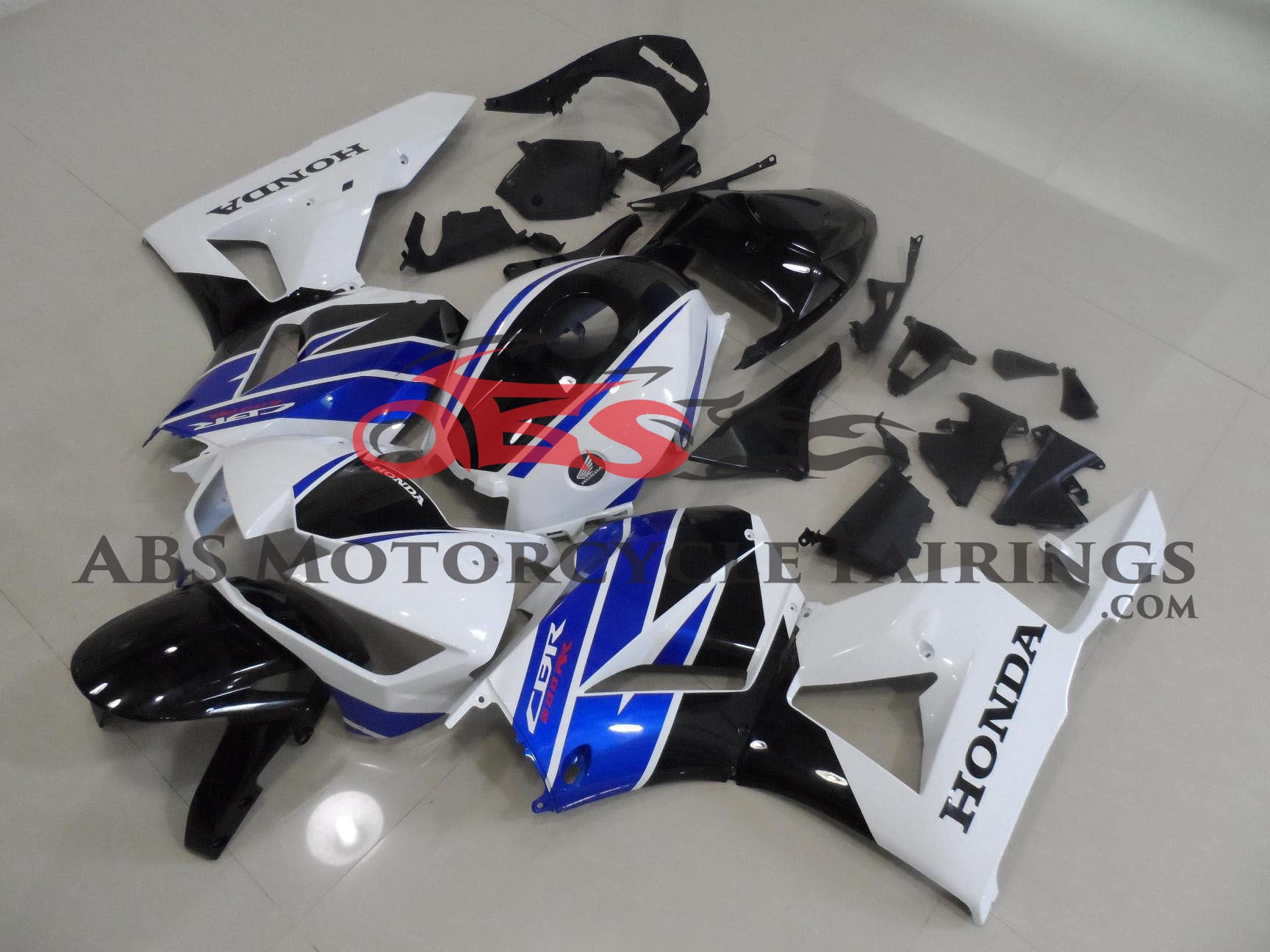 Honda CBR600RR Fairing Kit (2026) White, Black, Blue at KingsMotorcycleFairings.com