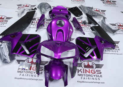 Honda CBR600RR Fairing Set (2005-2006) Purple, Black, Matte Black from KingsMotorcycleFairings.com