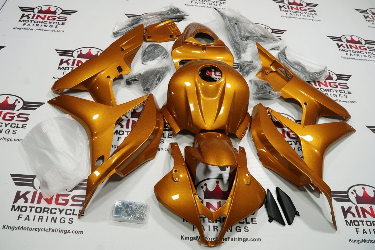 Honda CBR600RR Fairings (2007-2008) Gold Orange from KingsMotorcycleFairings.com