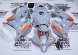 Honda CBR600RR Fairings (2007-2008) Gray, Orange at KingsMotorcycleFairings.com