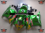 Honda CBR600RR Fairings (2009-2012) Green Redbull at KingsMotorcycleFairings.com