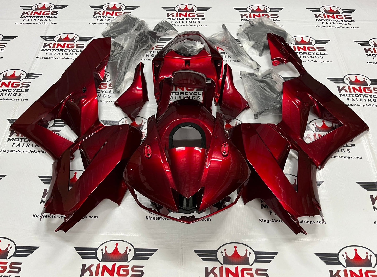 Honda CBR600RR Fairings (2024-2025) Candy Apple Red at KingsMotorcycleFairings.com