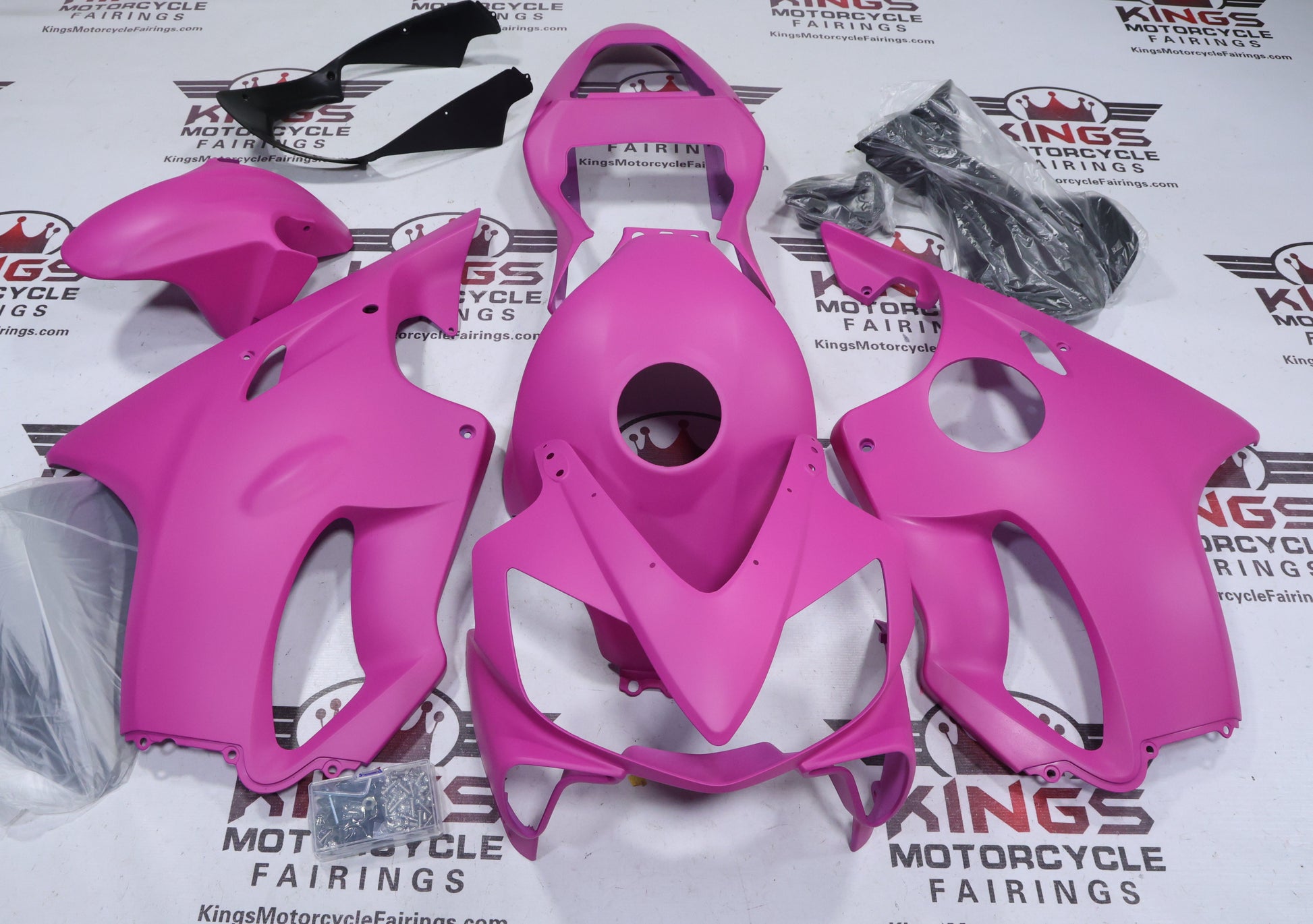 Honda CBR600 F4i Fairings (2001-2003) Flat Pink at KingsMotorcycleFairings.com