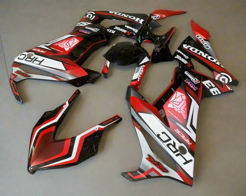 Honda CBR650R Fairing Kit (2021-2023) Matte Red, Black, White HRC at KingsMotorcycleFairings.com