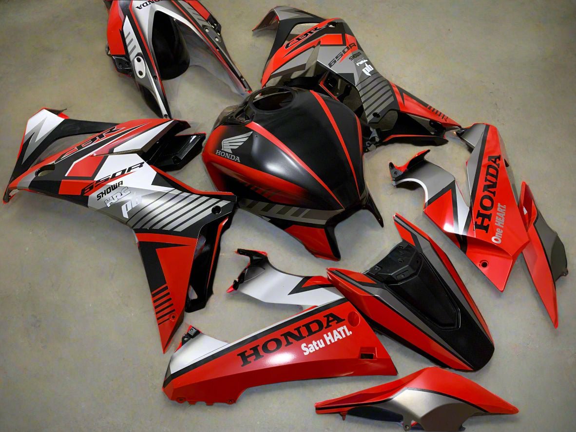 Honda CBR650R Fairing set (2019-2020) Matte Red, Black, Gray, White at KingsMotorcycleFairings.com 