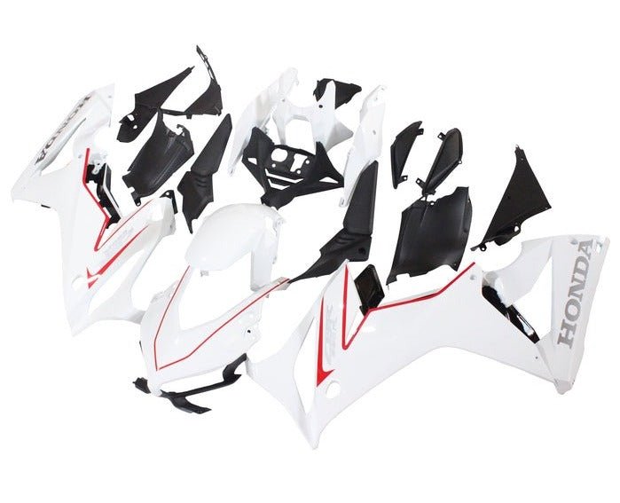 Honda CBR650R Fairing set (2021-2023) White, Red, Black at KingsMotorcycleFairings.com