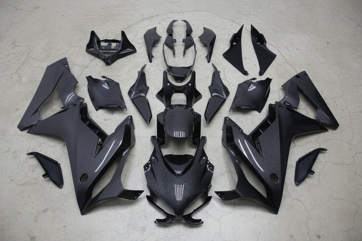 Honda CBR650R Fairings (2019-2020) Faux Carbon Fiber at KingsMotorcycleFairings.com