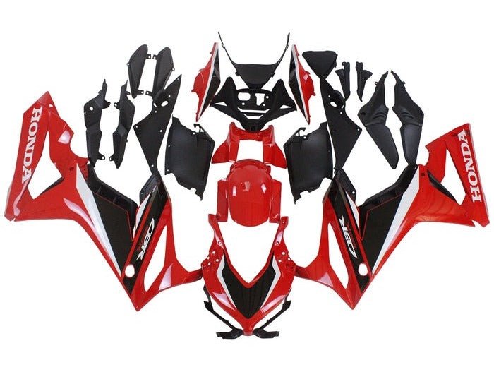 Honda CBR650R Fairings (2019-2020) Red, Black, White at KingsMotorcycleFairings.com
