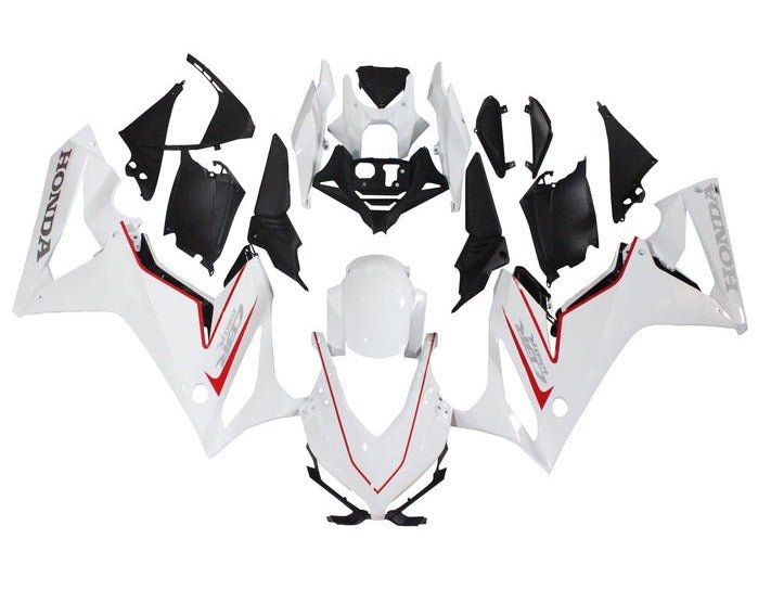 Honda CBR650R Fairings (2021-2023) White, Red, Black at KingsMotorcycleFairings.com
