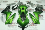 Honda CBR650R Fairings (2024-2025) Green, Matte Black from KingsMotorcycleFairings.com