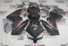 Honda CBR650R Fairings (2024-2025) Matte Black, Red Pinstripe from KingsMotorcycleFairings.com