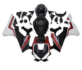 Honda CBR 1000RR Fairings (2017-2025) Black, White, Dark Red at KingsMotorcycleFairings.com