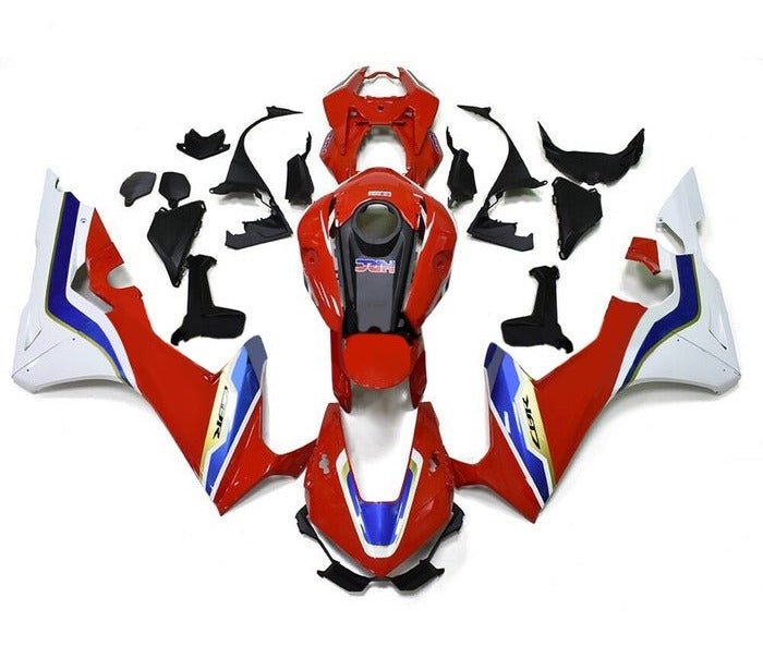Honda CBR 1000RR Fairings (2017-2025) Red, White, Blue, Gold at KingsMotorcycleFairings.com
