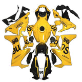 Honda CBR 1000RR Fairings (2017-2025) Yellow, Black Supreme at KingsMotorcycleFairings.com