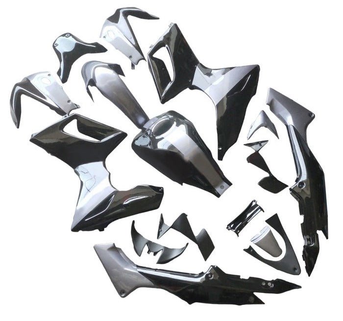 Honda CBR 125R Fairings (2002-2006) Black, Gray at KingsMotorcycleFairings.com