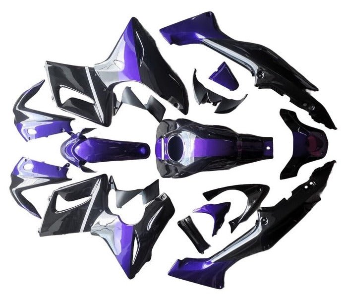 Honda CBR 125R Fairings (2002-2006) Purple, Black at KingsMotorcycleFairings.com