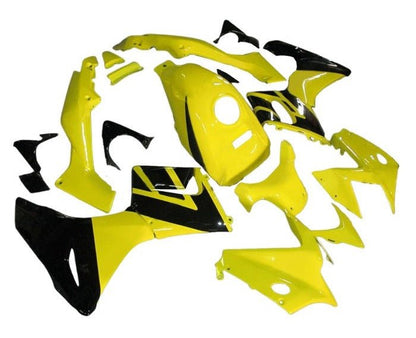 Honda CBR 125R Fairings (2002-2006) Yellow, Black at KingsMotorcycleFairings.com