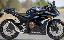 Honda CBR 400R Fairings (2022) Matte Blue, Black, Gold, White at KingsMotorcycleFairings.com