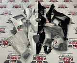 Honda CBR 600RR Fairing Pieces (2007-2008) Black, Pearl White Split at KingsMotorcycleFairings.com