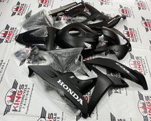 Honda CBR 600RR Fairings (2007-2008) Matte Black, White at KingsMotorcycleFairings.com