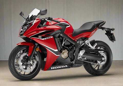 Honda CBR 650F Fairings (2017-2018) Red, Black, White at KingsMotorcycleFairings.com