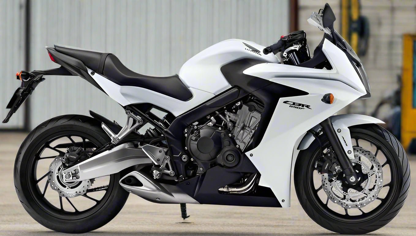 Honda CBR 650F Fairings (2017-2018) White at KingsMotorcycleFairings.com