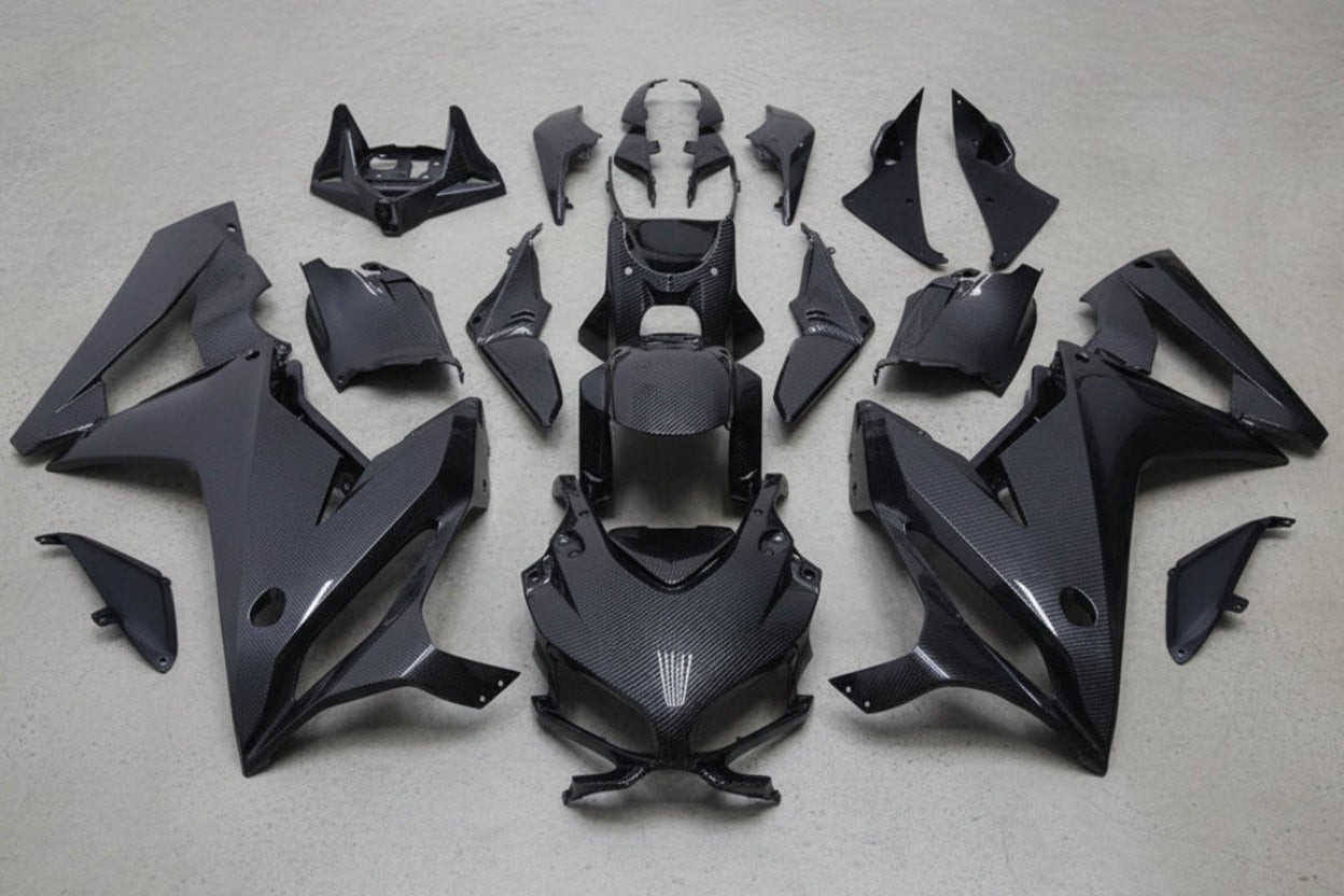 Honda CBR 650R Fairings (2019-2020) Faux Carbon Fiber at KingsMotorcycleFairings.com