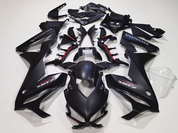 Honda CBR 650R Fairings (2021-2023) Matte Black, Red, Gray at KingsMotorcycleFairings.com 