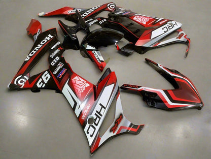 Honda CBR 650R Fairings (2021-2023) Matte Red, Black, White HRC at KingsMotorcycleFairings.com