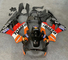 Honda CBR 900RR 929 Fairings (2000-2001) Black, Orange Repsol at KingsMotorcycleFairings.com